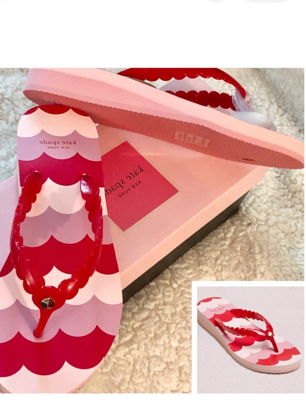 NWT/B~KATE SPADE~Mare Flip-Flip Sandals